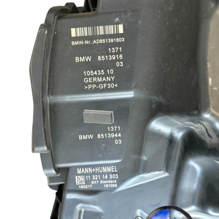 CARCASA FILTRU AER, cod 13718513916, 8513916 13718513916