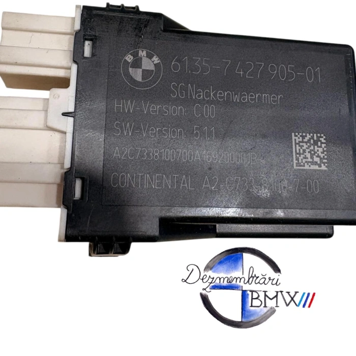 Modul incalzire scaun Bmw Seria 4  F33, COD 7427905 61357427905