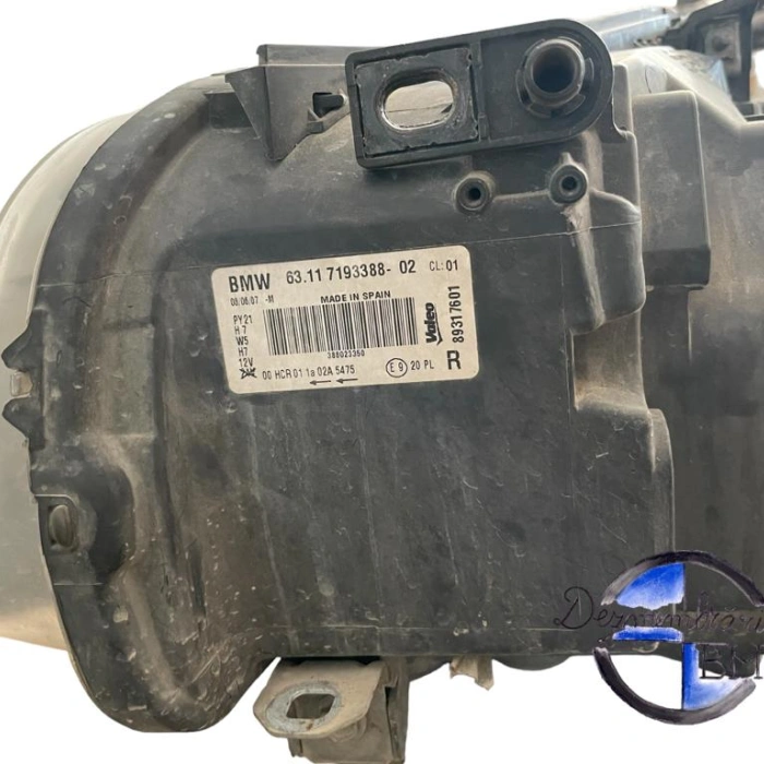 Far dreapta halogen Bmw seria 1 cod 7193388 63117193388